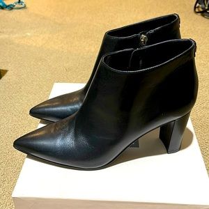 Ivanka Trump Black Carver pointed toe booties